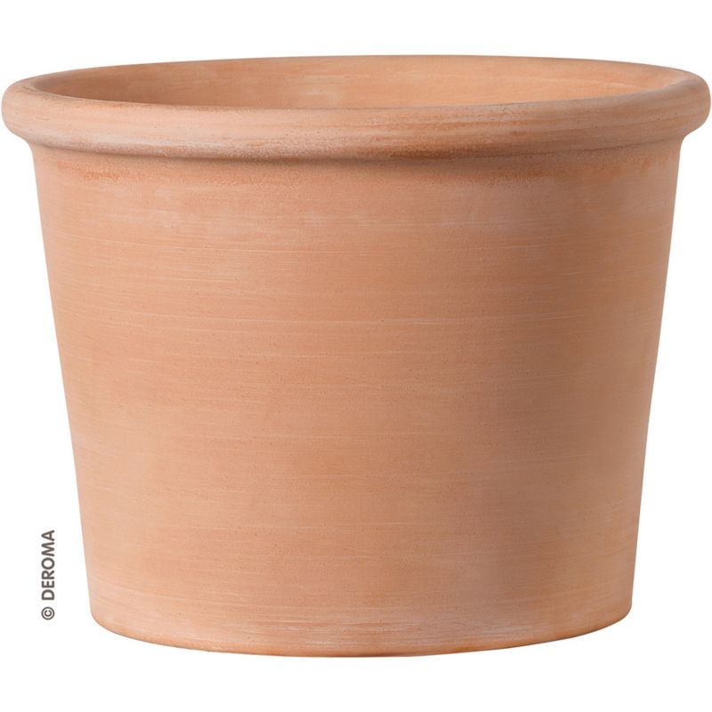 Donica Cilindro Bordato 33 cm biała