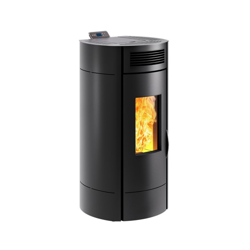 Piec na pellet Lodi 8 KW WiFi CDP czarny