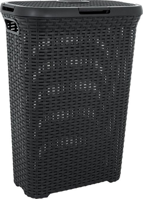 Kosz na bieliznę Curver Style ciemnoszary 40 l