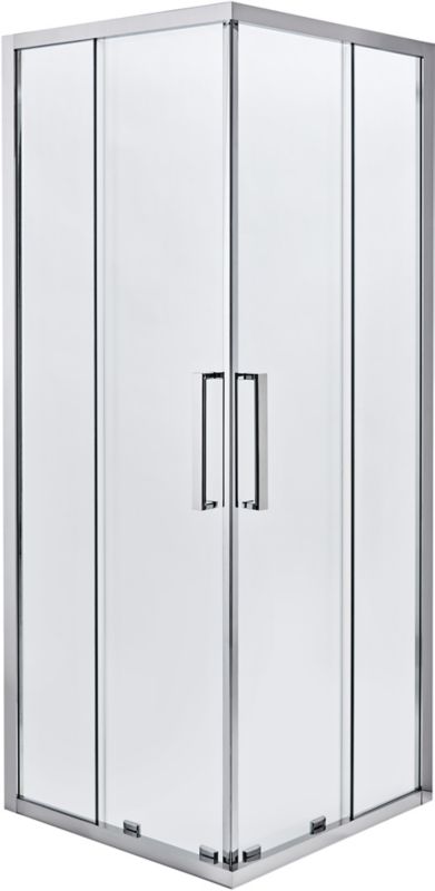 Kabina prysznicowa kwadratowa Zilia 90 x 90 x 200 cm inox/transparentna