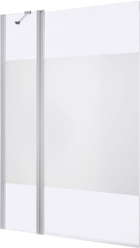 Parawan nawannowy GoodHome Calera 2-częściowy 140 x 104,5 - 106 cm dekor biały