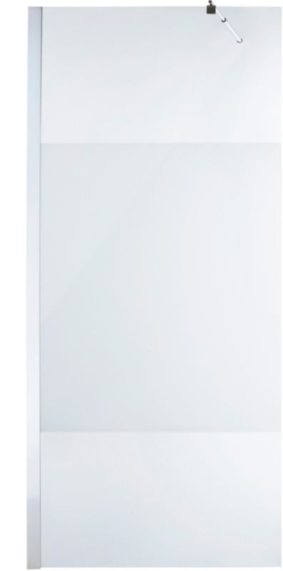 Kabina prysznicowa walk-in Onega 90 cm chrom/wzór