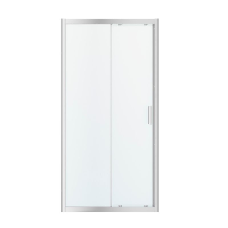 Drzwi prysznicowe przesuwne GoodHome Beloya 100 cm chrom/transparentne