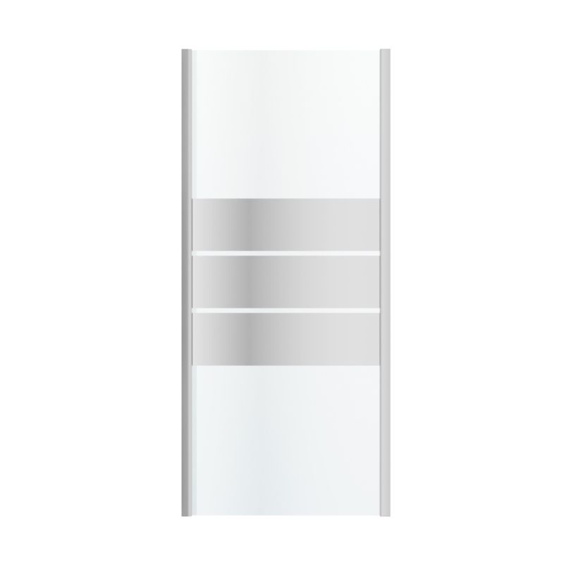 Ścianka prysznicowa GoodHome Beloya 90 cm chrom/szkło lustrzane