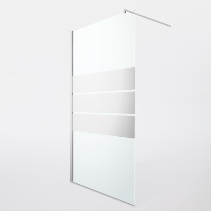 Kabina prysznicowa walk-in GoodHome Beloya 120 cm chrom/szkło lustrzane