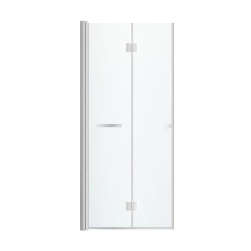 Drzwi prysznicowe składane GoodHome Beloya 90 cm chrom/transparentne