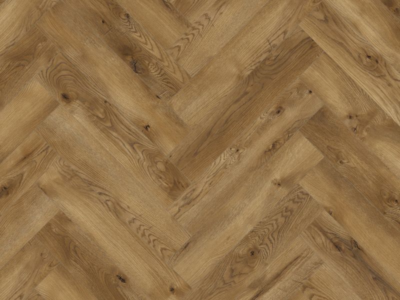 Panele podłogowe laminowane wodoodporne Classen Dąb Tarragona jodełka AC5 1,179 m2