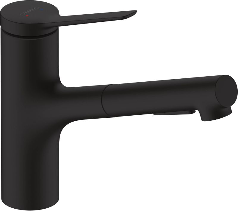 Bateria kuchenna Hansgrohe Zesis 150 2J czarny