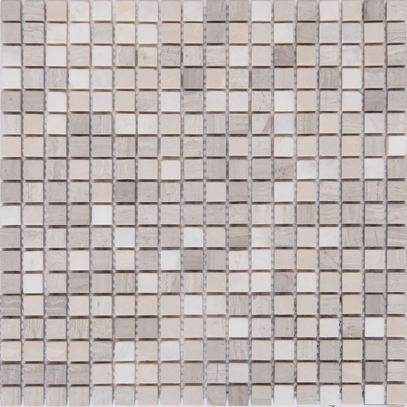 Mozaika kamienna GoodHome Ikarai beżowa 30 x 30 cm matowa