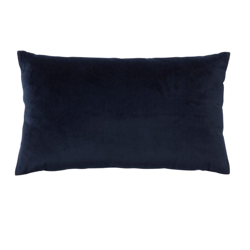 Poduszka GoodHome Valgreta 30 x 50 cm granatowa
