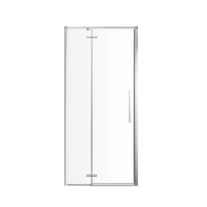 Drzwi prysznicowe uchylne GoodHome Ezili 90 cm chrom/transparentne