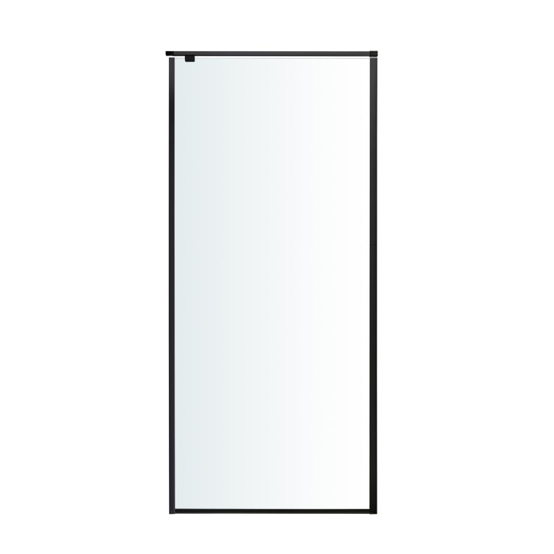 Ścianka prysznicowa GoodHome Ezili 80 cm czarna/transparentna