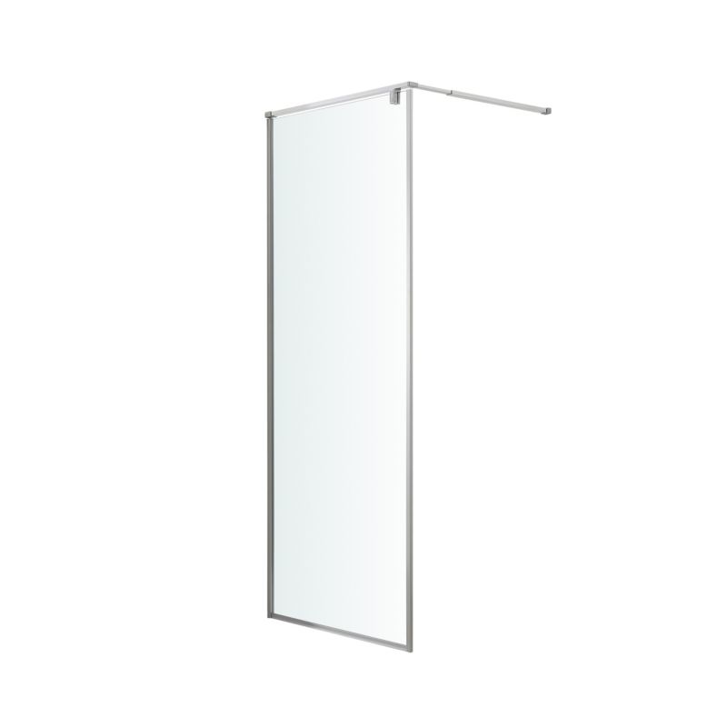 Kabina prysznicowa walk-in GoodHome Ezili 90 cm chrom/transparentna