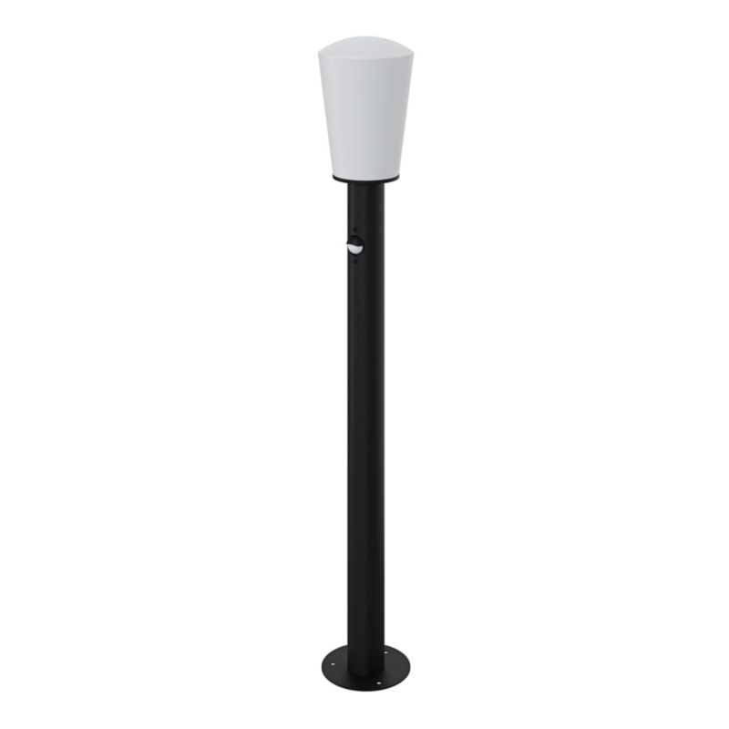 Lampa ogrodowa LED GoodHome Charwell z czujnikiem ruchu E27 IP44 czarna