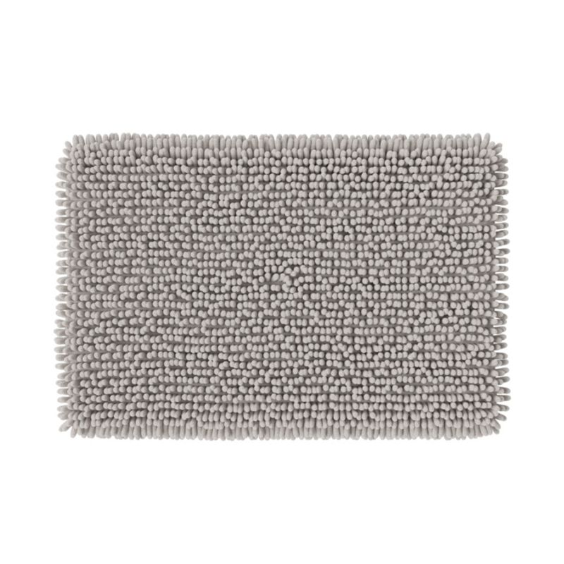 Dywanik łazienkowy GoodHome Graphene 50 x 80 cm szary kamień
