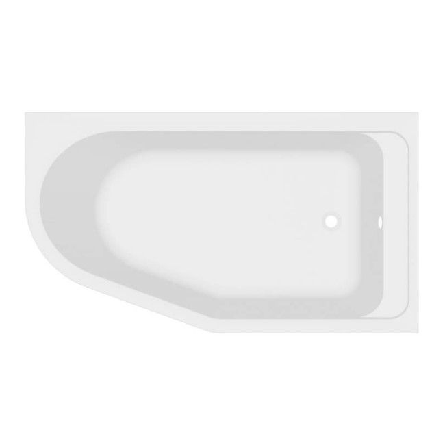 Wanna akrylowa GoodHome Cavally 160 x 90 cm prawa asymetryczna