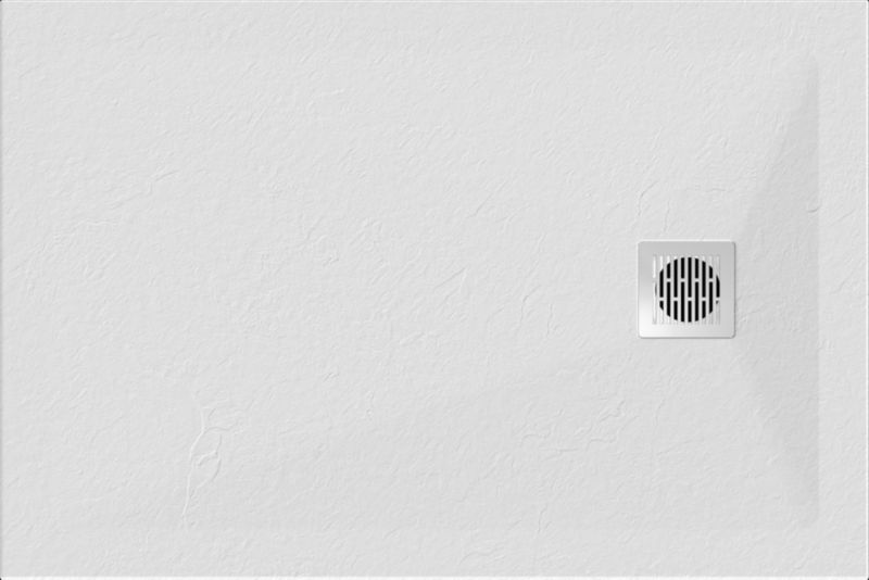 Brodzik konglomeratowy GoodHome Douro 120 x 80 x 2,8 cm biały