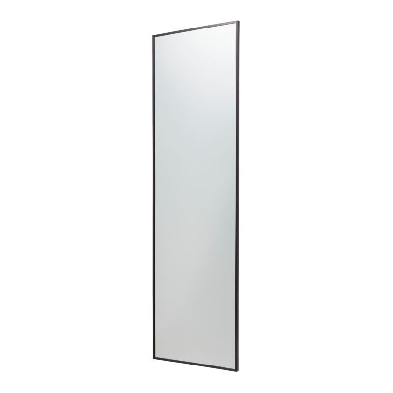 Lustro prostokątne GoodHome Muhely 40 x 140 cm w metalowej ramie czarne