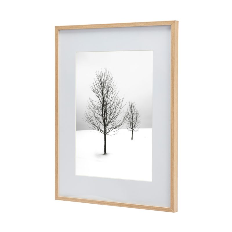 Ramka na zdjęcia GoodHome Banggi 30 x 40 cm aluminium efekt drewna