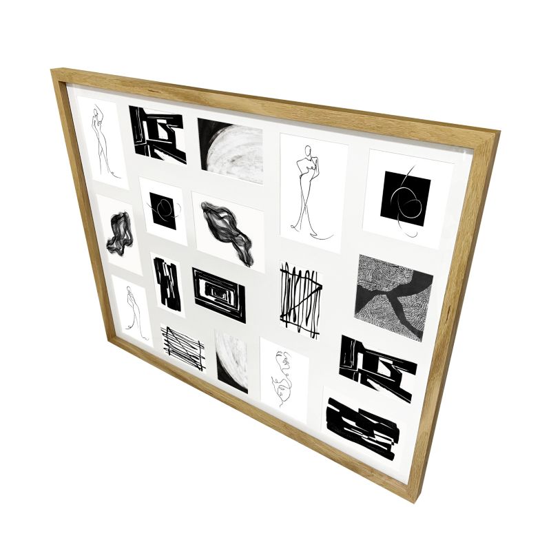 Galeria na zdjęcia GoodHome Islande 65,6 x 85,6 cm 18 dąb