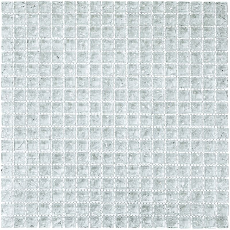 Mozaika szklana Orea biała 30 x 30 cm błyszcząca