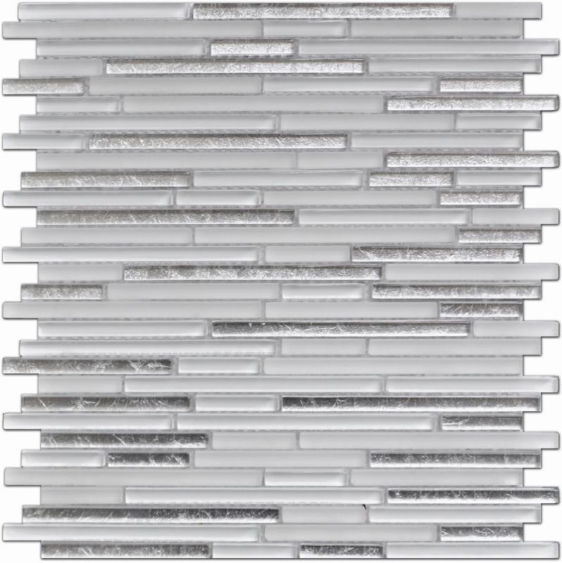 Mozaika metalowo-szklana Tarazona wielokolorowa 30 x 30 cm błyszcząca
