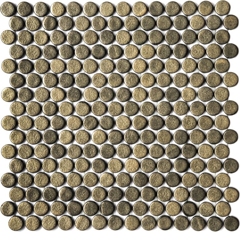 Mozaika szklana Penny szara 28.4 x 28.6 cm matowa