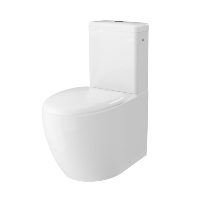 Kompakt WC GoodHome Kentia wirowy bezkołnierzowy z deską wolnoopadającą z duroplastu