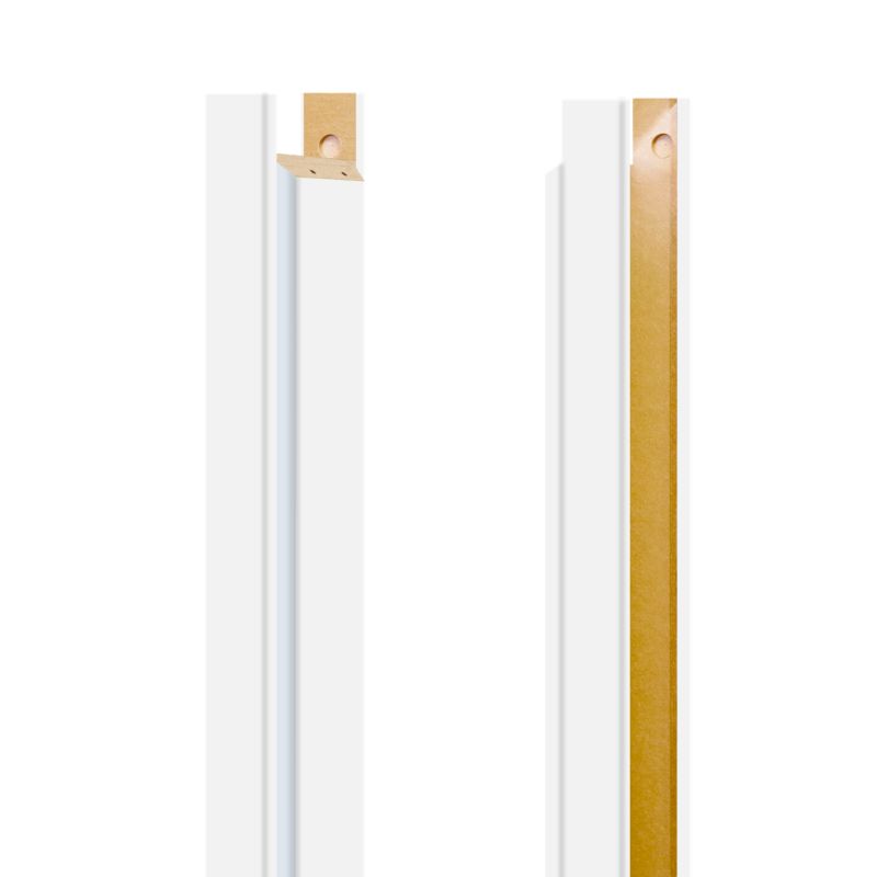 Baza ościeżnicy regulowana 220-260 mm prawa 90 stopni biały premium