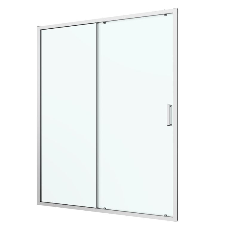 Drzwi prysznicowe przesuwne GoodHome Ledava 160 chrom/transparentne