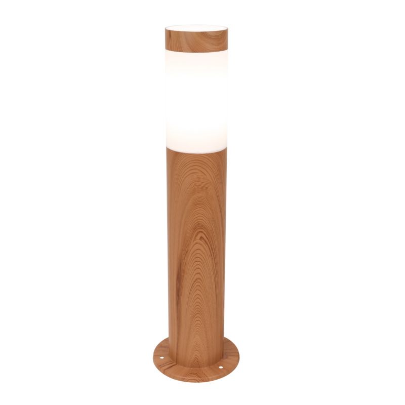 Lampa ogrodowa stojąca Hollis 1 x E27 IP44 drewno