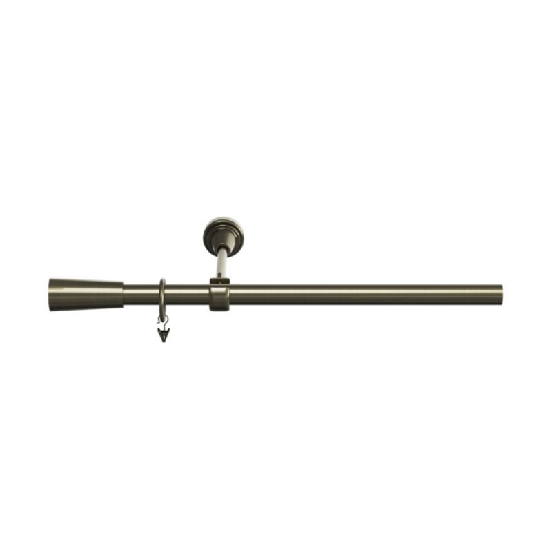 Karnisz pojedynczy Goodhome Antiki 19 mm 200 cm stożek złoty