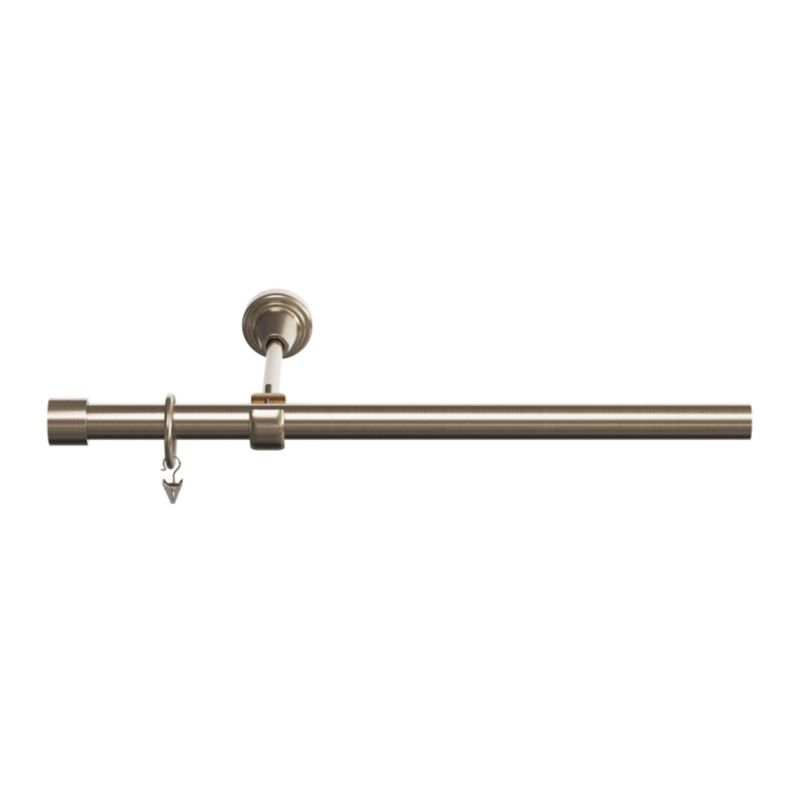 Karnisz pojedynczy Goodhome Antiki 19 mm 160 cm zakończenie złoty