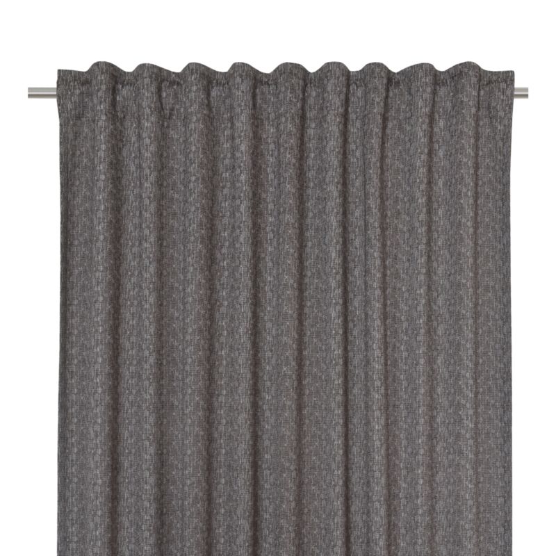Zasłona GoodHome Jind 140 x 300 cm brązowa