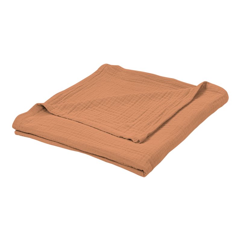 Koc GoodHome 130 x 170 cm jasnobrązowy