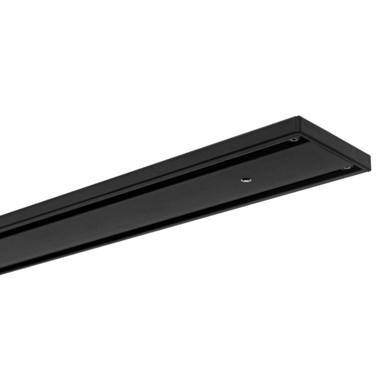 Szyna sufitowa 2-torowa GoodHome Thira czarna 150 cm