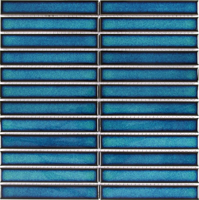 Mozaika ceramiczna GoodHome Luisa niebieska 29.8 x 29.5 cm błyszcząca
