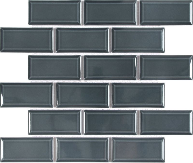 Mozaika ceramiczna GoodHome Trentie Max niebieska 29.3 x 28.8 cm błyszcząca