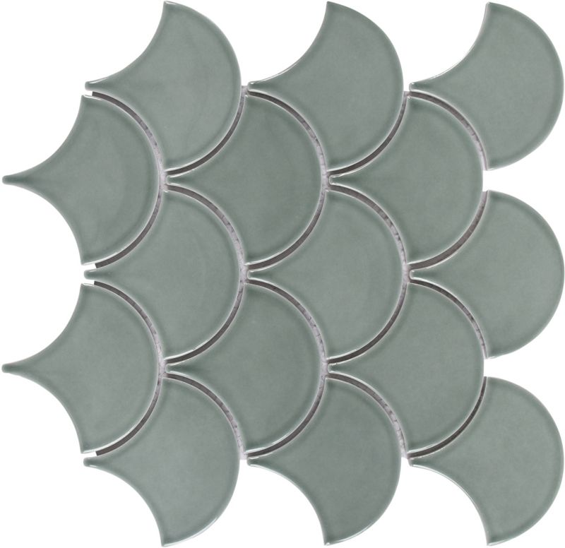 Mozaika ceramiczna GoodHome Colline szara 25.9 x 27.3 cm błyszcząca