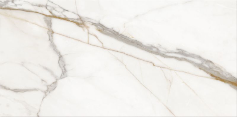 Glazura Marullo 29,7 x 60 cm biała / złota 1,25 m2