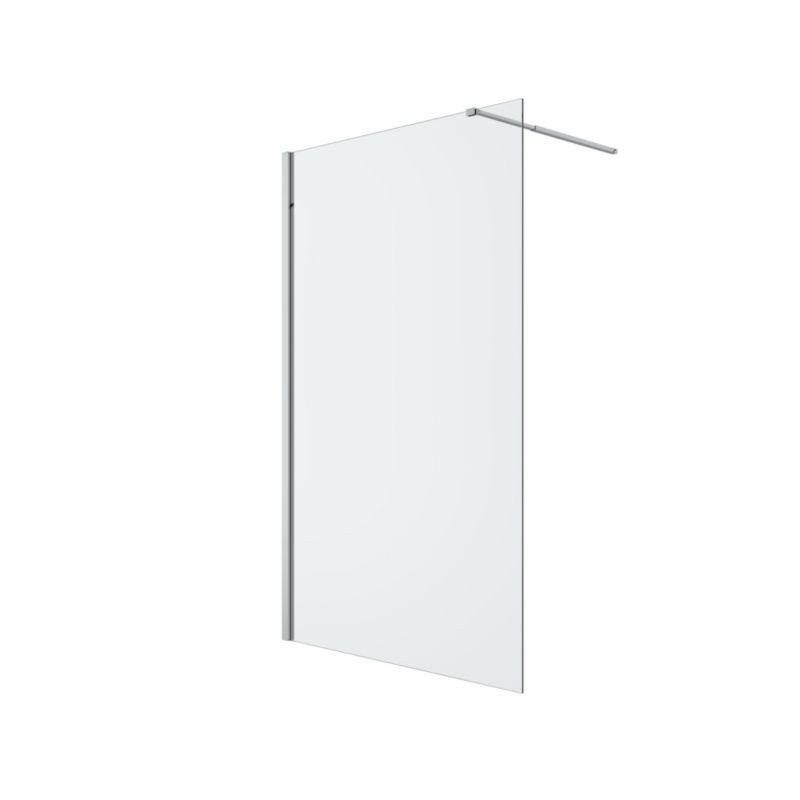 Kabina prysznicowa walk-in GoodHome Ledava 120 cm chrom/transparentna