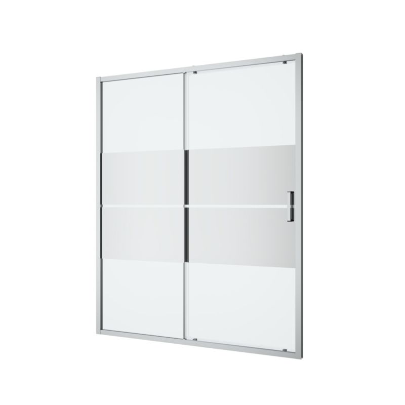 Drzwi prysznicowe przesuwne GoodHome Ledava 160chrom/szkło lustrzane