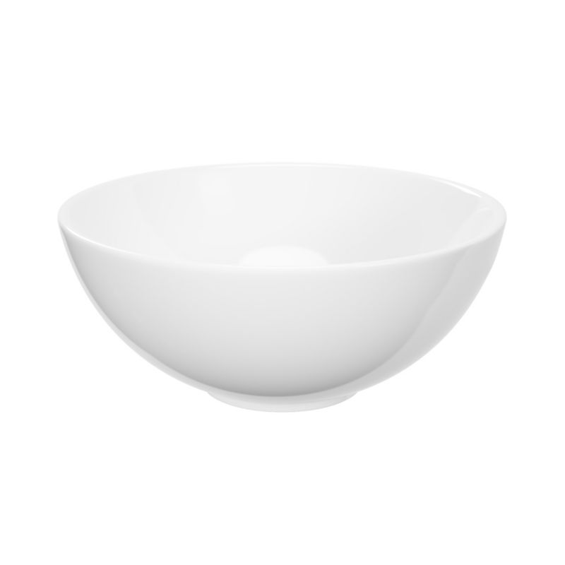 Umywalka ceramiczna nablatowa GoodHome Tasi śr. 37,5 cm biała