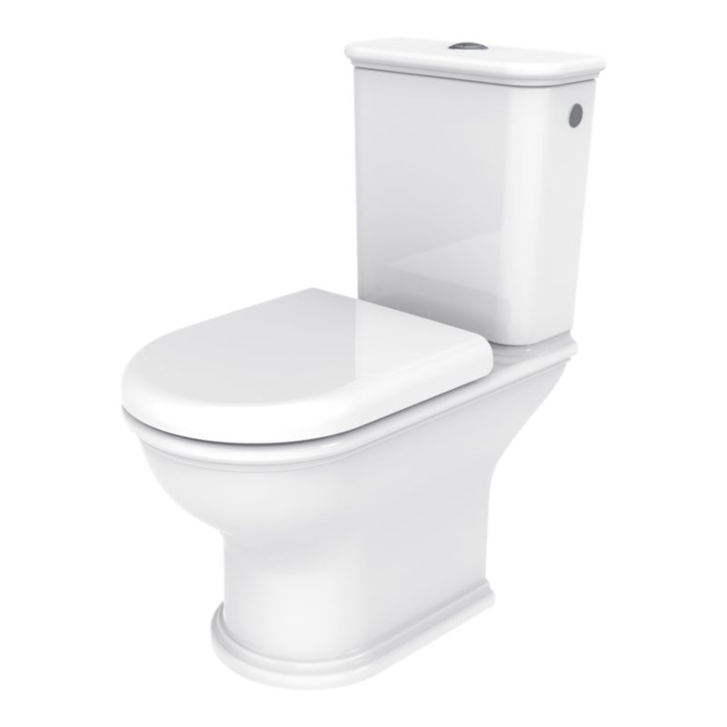 Kompakt WC GoodHome Endell wirowy z deską wolnoopadającą z duroplastu poziomy