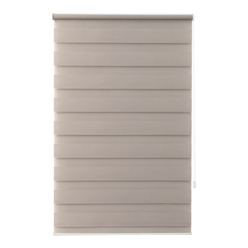 Roleta dzień/noc GoodHome Elin 87,3 x 160 cm perłowoszara