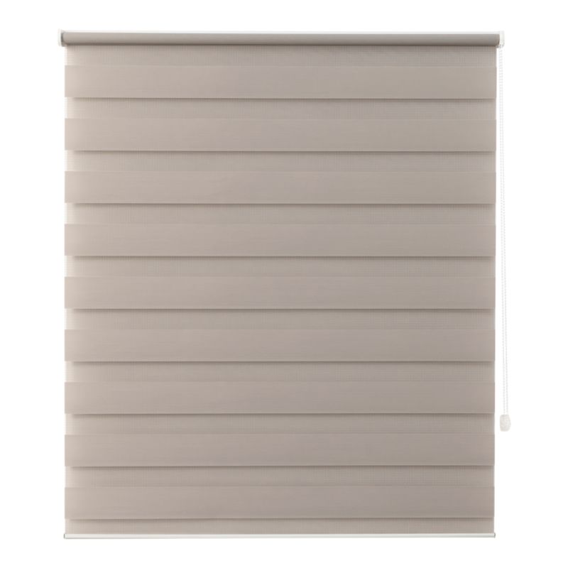 Roleta dzień/noc GoodHome Elin 107,3 x 160 cm perłowoszara