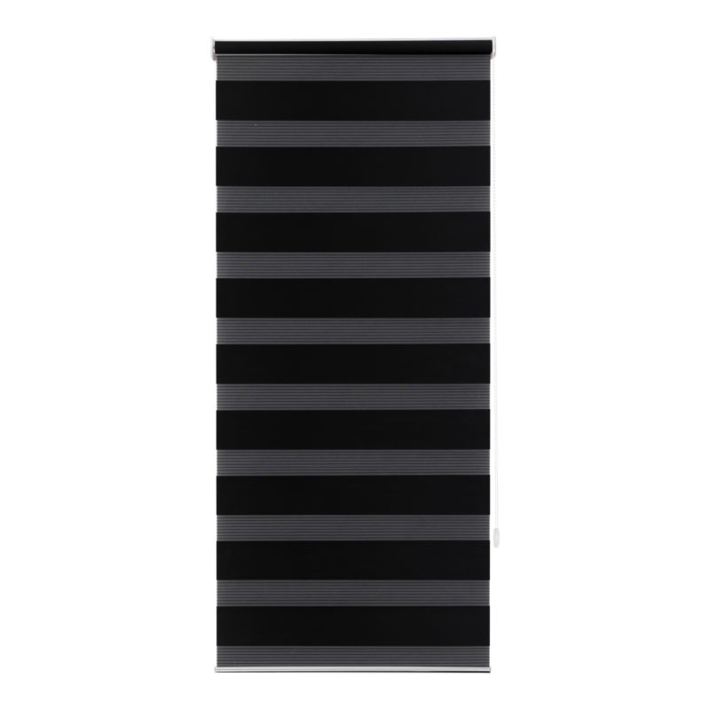 Roleta dzień/noc GoodHome Elin 37,3 x 160 cm czarna