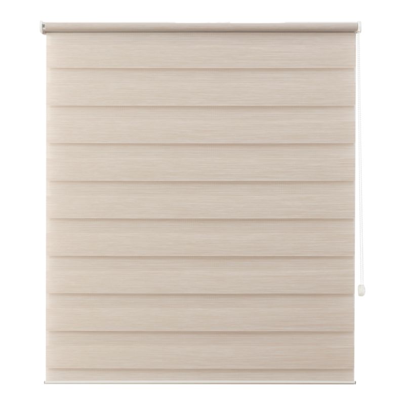Roleta dzień/noc GoodHome Elin 97,3 x 160 cm jasnobeżowa