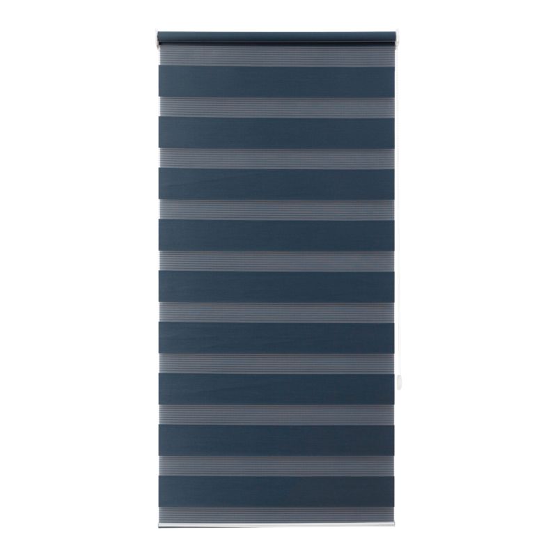 Roleta dzień/noc GoodHome Elin 52,3 x 160 cm granatowa