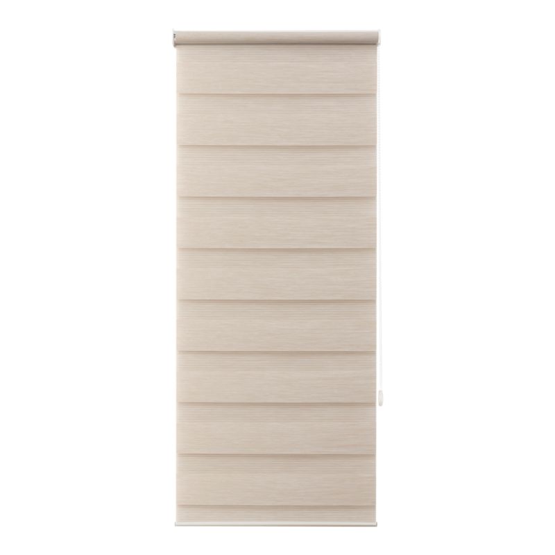 Roleta dzień/noc GoodHome Elin 37,3 x 160 cm jasnobeżowa